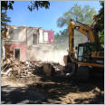 Duplex demolition in Alymer